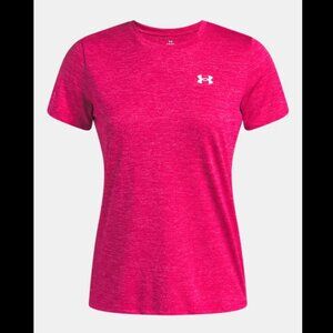 New. UnderArmour Tech Twish Short Sleeve Tshirt, Pink, XS